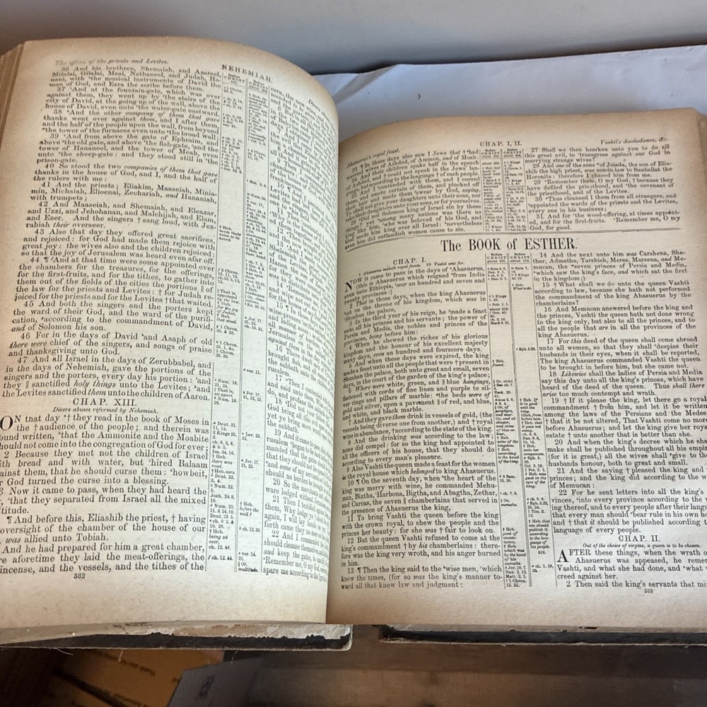 Antique 1892 Holy Bible By T.J. Gattis And Son, Durham, North Carolina - Picture 11 of 16